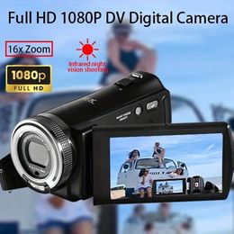 FHD108030FPS 16x Camera DV DV DV pour Thanksgiving avec capteur COMS Rotation d'écran 270 ° Card 32G 231221