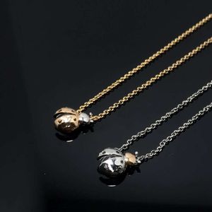 Fhr2 Hanger Kettingen Ontwerper Tiffanyco Sieraden T Familie Lieveheersbeestje Ketting Dik Goud Gegalvaniseerd Precisie Editie Levendige Kraag Ketting Mode Veelzijdig