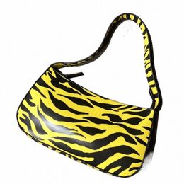 Fi Bags For Women Luxury Designer Handbag and Purses 2024 Nouveau dans Pu Zebra Pattern Decoratismall Classic Underarm épaule i8i5 # #