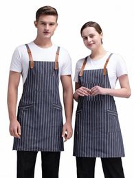 Fi Toile Cuisine Aprs Pour Femme Hommes Chef Travail Apr Pour Grill Restaurant Bar Boutique Cafés Beauté Ongles Stus Uniforme 07Ap #