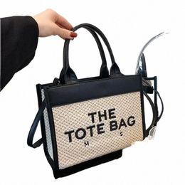 fi Designer Mini tisser les femmes de luxe épaule voyage sac de plage hommes sacs à bandoulière paille dame sac à main pochette sac j2Fo #