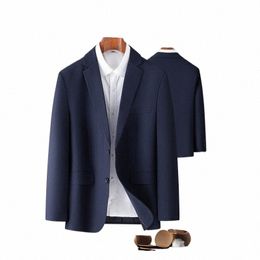 fi Bijpassende knappe trend Busin heren enkel pak Boutique Casual Jaqueta De Couro blazers voor mannen elegant stijlvol 424R #