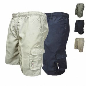 Fi Men's Military Cargo Shorts Hommes Pantalons tactiques Casual Big Pocket Sports Pantalons Cargo Panneaux Pantalon Plus Taille pour Homme i9aP #