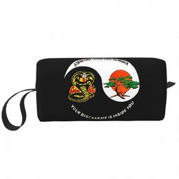 fi Miyagi Do Cobra Kai Reizen Toilettas Vrouwen Yin Yang De Karate Kid Make-up Cosmetische Organizer Schoonheid Opslag Dopp Kit t33m #