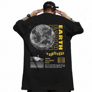 Fi Nouveaux T-shirts pour hommes 3D Planète céleste Imprimer Vêtements masculins Casual T-shirt surdimensionné à manches courtes Street Harajuku Tees T4c8 #