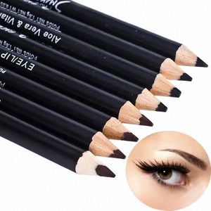 Fi Professionnel Maquillage Noir Brun Eyeliner Crayon À Sourcils Portable Dur Eyeliner Étanche Durable Cosmétique Outil de Beauté u9oi #