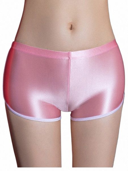 Fi Sparkling Shorts Femmes Nouveaux Sous-vêtements d'été Respirant Confortable Soyeux Sexy Fi Hot Fi Femmes Shorts YH0G Y9mG #