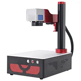Machine de gravure du marqueur laser fibre 80D Rotary applicable pour les tuyaux de bouteille à tube à tasse à 360 °