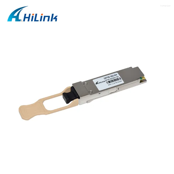 Equipo de fibra óptica 100G FTTH QSFP-100G-SR4 Compatible 100GBASE-SR4 QSFP28 850nm SR 100m DOM QSFP Módulo transceptor