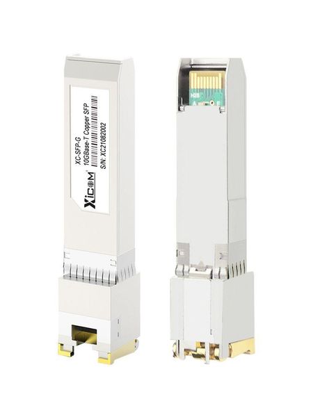 Equipo de fibra óptica 10Gbase-T Cobre SFP Módulo 30M Compatible SFP-XG-TFiber