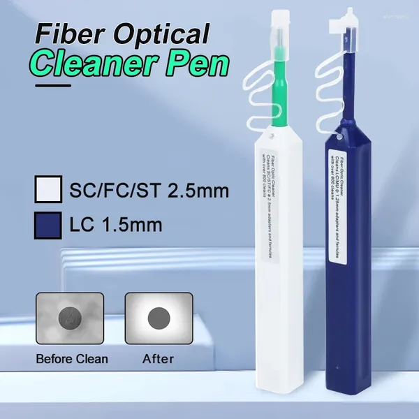 Équipement de Fiber optique, stylo de nettoyage SC/FC/ST 2.5mm LC/MU 1.25mm, outils de nettoyage en un clic, connecteur optique 1 pièce