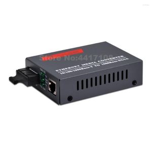 Glasvezelapparatuur 2 stcs gigabit optische media-converter transceiver 10/100/1000 mbps single-mode duplex dual sc