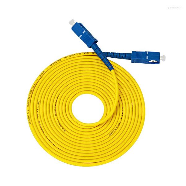 Equipo de fibra óptica 20 metros SC/UPC-SC/UPC SM 3.0mm 9/125um cable de conexión de cable de puente óptico