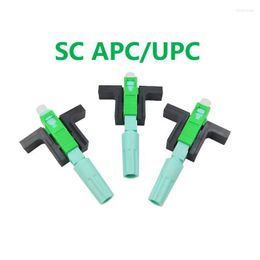 Glasvezelapparatuur 58 mm SC APC SM Single-modus Optische connector Ftth Tool Cold UPC Fast Connnector