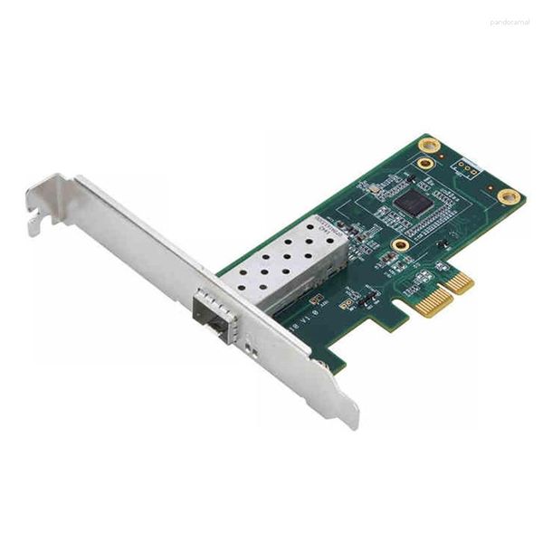 Équipement à fibre optique ABGZ-PCI-E Carte réseau serveur Gigabit I210 Puce ESXI sans disque Prend en charge le multimode monomode