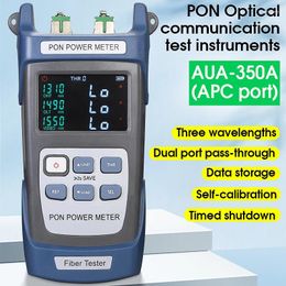 Glasvezelapparatuur COMPTYCO AUA-350A/U APC/UPC-poort (optioneel) Optische PON Power Meter FTTX/ONT/OLT 1310/1490/1550nm