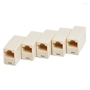 Équipement de Fiber optique, 100 pièces, outils Internet, coupleur RJ45 CAT5, adaptateur de prise, connecteur d'extension de câble réseau LAN