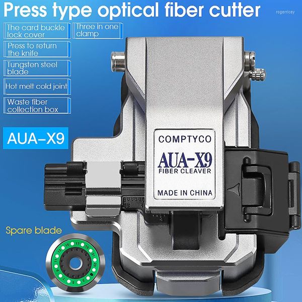 Équipement à fibres optiques Mayto FTTH AUA-X9 de haute précision pour la machine de couperet optique à joint froid / fonte