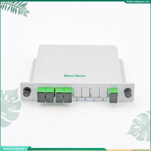 Glasvezelapparatuur PLC Cassette SC APC 1x4 Splitter Box Ftth Invoegtype Fast Dispatch