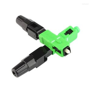 Glasvezelapparatuur SC APC UPC snelle connector blauwe fibra ftth enkele modus snelle adapterveldconnecto connecto