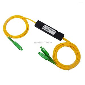 Fiber Optic Equipment SCAPC 1X2 PLC Singlemode Optical Splitter FTTH FBT Coupler