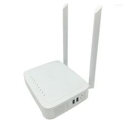 Équipement de fibre optique UMXK GPON ONU ONT H3-2S 4GE WLAN 2.4G/5G DUAL BAND WIFI 5DB ANTENNA COMPREND TÉLÉCOMMANDE FTTH FIBER-HOME ROUTEUR