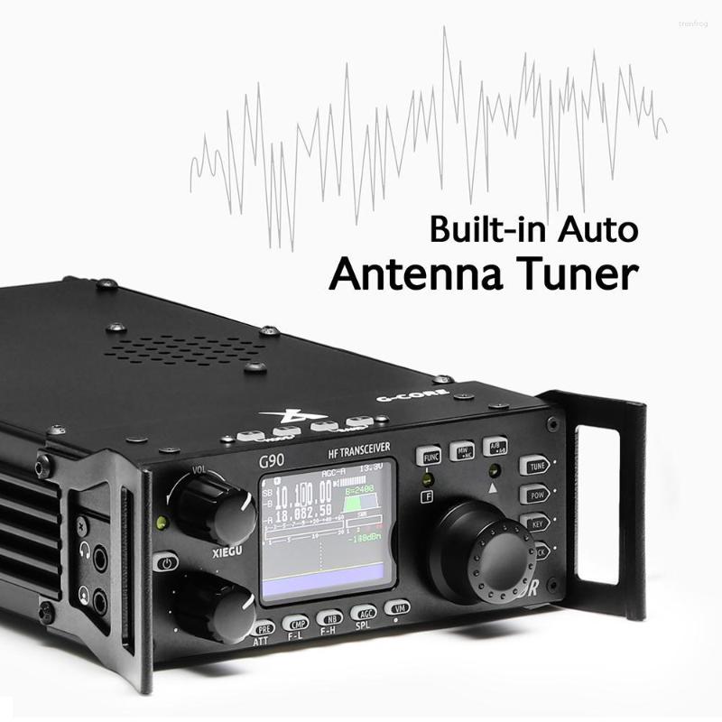 Волоконно -оптическое оборудование Xiegu G90 все полоса 30 МГц базовая станция FM HF Radio Trancasiver Ham VHF UHF Водонепроницаемый