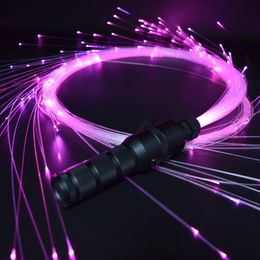 Lumière LED en Fiber optique pivotante à 360 °, jouet Rave Super lumineux, flux EDM, fouet de danse spatial, nouveauté d'éclairage de scène 2587