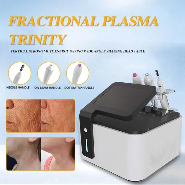 Fibroblast 3 en 1 Fractional RF Aiguille Plasma Pen Peau Anti-inflammatoire Bactéricide Élimination des taches brunes Réduit les rides Rajeunissement de la peau Beauté Machine