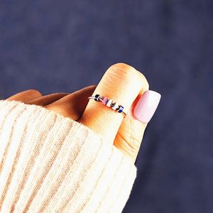 Fidget Anxiety Anneaux Anti Coloré Émail Unisexe Worry Ring Perles Fidget Spinner Ringes pour Filles Hommes Femmes
