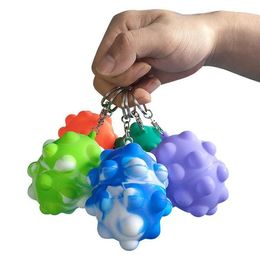 Fidget Bubble Multi Ball Kinderspeelgoed Outdoor Games Vent Balls 3D Decompressie Squeeze Squishy Dimple Game Zintuiglijk speelgoed voor autisme Speciale behoeften Stressverlichter