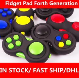 Fidget Pad Hand Shank Controlador de juego de cuarta generación Squeeze Finger Toys Niños Adultos Diversión TDAH Ansiedad Depresión Alivio del estrés Hand5951077