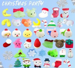 Fidget PVC Squishy Animal Toys Christmas Designer Party Favor cartoon Extrusion Vent speelgoed Squeeze Mochi Rising Antistress Abreasct B5488725