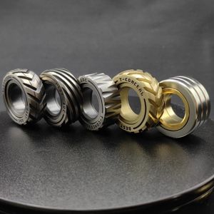 Fidget Slider papa Brand Decompression EDC Fidget Toys Spinner Stress Relief For Adults Magnetic Metal Ring 231229