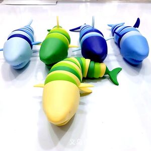 Fidget Slugs Dolphins Shark Descompression Toy Party Favor Fidget Toys Langosta Sensorial Juguetes Niños Regalos de cumpleaños