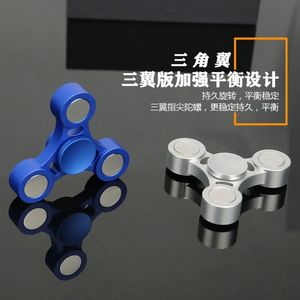 Fidget Spinner Leaker Mini métal en alliage d'aluminium doigt décompression jouet spirale à long terme adulte cadeau d'anniversaire 240113