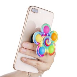 Fidget Spinner Toys Phone Cell Phoneys Push Push Bubble Spinners Hands Mobile Phone Habit pour le TDAH ANXIOTE STRESSE SELAGE SENSORY PARTIVE FAVOR KIDS Toy 1302