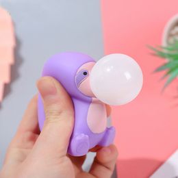 Fidget Toys Blow Spits Bubble Kawaii Squeeze Lovely Animal Soft Squishy Anti Stress Relief Kid Toy para autismo Baby Bath Toy Gift 1117