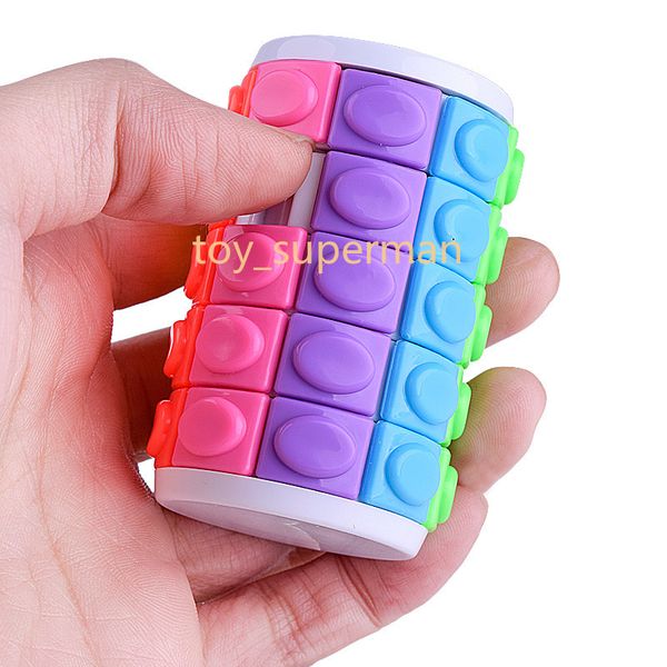 Fidget Toys Children's Intellectual Color Creative Magic Tower Baby Juguetes de descompresión Dedo Cubo Cuadrado Puzzle Adecuado Relaja Juguete