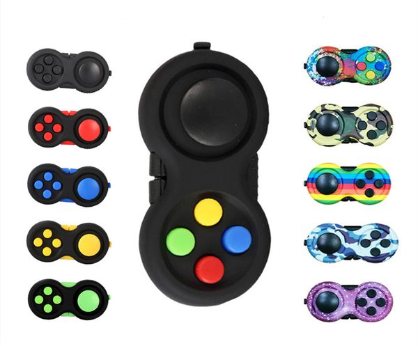 Fidget toys Puzzle Descompresión Ansiedad Juguete Fidget Pad Segunda generación Fidgets Cube Hand Shank Game Controllers Regalo para niños D56