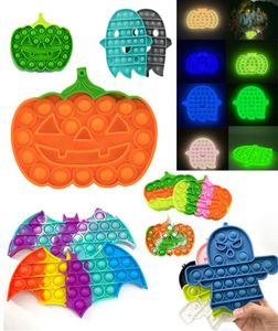 Fidget Toys Sensory Halloween Series Bat Pumpkin Ghost Anti Stress Antistress Enfants apprennent des cadeaux et des adultes Décompression Toy Surpri3162628