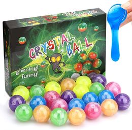 Fidget Toys Set Rainbow Slime Putty Balls Eieren Kit Squishy Party Favor Supplies Stress Relief Anti Angst Autisme Relief Toy for Kids Volwassenen Creativiteit Verbeelding