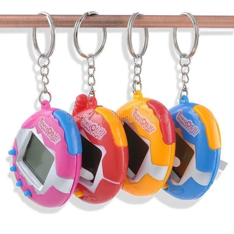 Fidgety Electronic Pet Machine Toys Virtual Pet Портативный игровой автомат Цифровой брелок для домашних животных Ностальгическая головоломка Миниатюрная кормушка Хэллоуин Рождество DHL