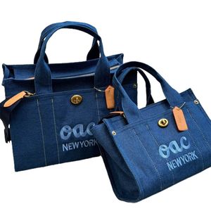 Veld 30 Tote Bags Designer Handtassen Porties Wallets vrouwen schouderdraad denim zak maat 34 of 26 cm