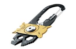 Field Gadget Mini Portable Utility Fixr 20 In 1 Pocket Multi Tool Keychain Outdoor Camping Key Ring8119537