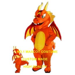 Costume de mascotte de dragon ardu