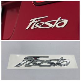 Fiesta ABS Logo Auto Embleem Kofferbak Deksel Decal badge sticker Voor Ford Fiesta auto accessories272n