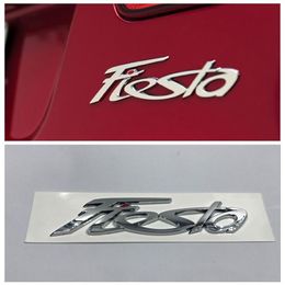 Fiesta ABS Logo coche emblema trasero tronco tapa calcomanía insignia pegatina para Ford Fiesta auto accessories252i