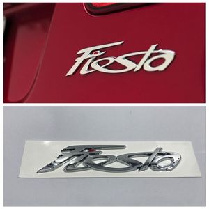 Fiesta ABS Logo voiture emblème arrière coffre couvercle autocollant insigne autocollant pour Ford Fiesta auto accessories2496