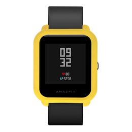 FIFATA COLORFETURE SILICONE SILICONE Étui doux pour Huami Amazfit Bip Youth Watch Camouflage Soft TPU Case pour Amazfit Watch Case